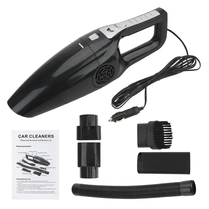 Aspirateur portatif puissant, mini aspirateur à double usage humide et sec, aspirateur pour voiture, forte aspiration 12V 120W