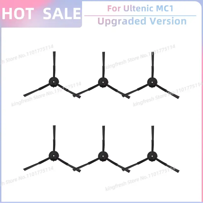 Compatible avec Ultenic MC1 Pièces de Rechange pour Aspirateur Rouleau Principal Brosse Latérale Fil