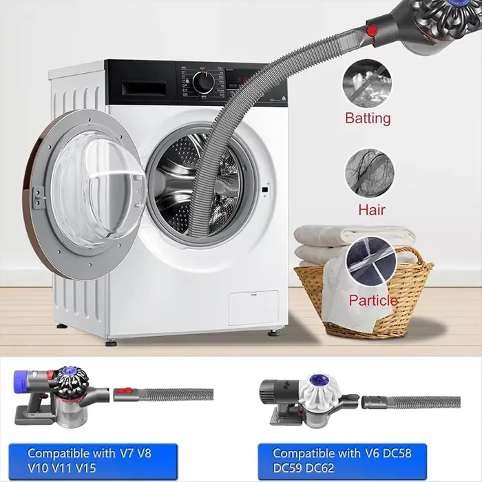 Pièces de nettoyage de conduit d'air gris pour aspirateur Dyson