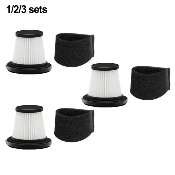1/2/4 ensembles pour filtre Morse lavable et réutilisable pour accessoires d'aspirateur ménager Mors