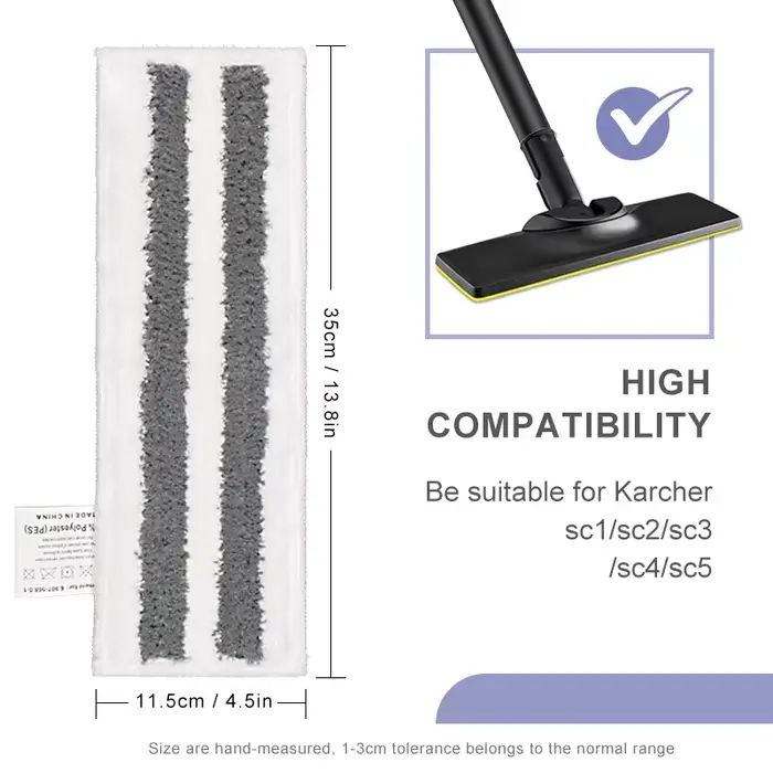 Tampon de rechange pour aspirateur Karcher SC1 SC2 SC3 SC4 SC5