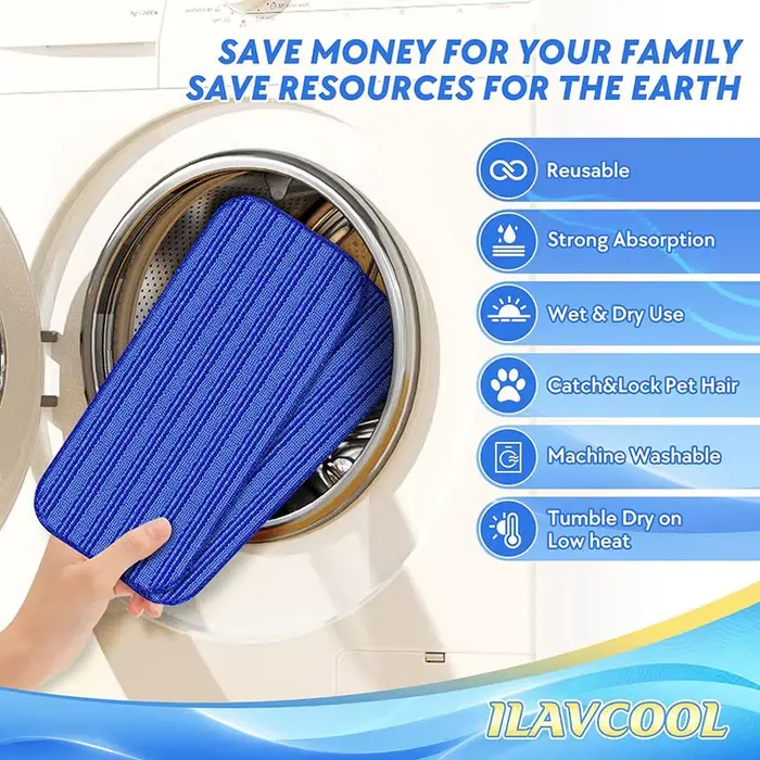 Tampon en tissu de vadrouille pour Swiffer Wet Jet