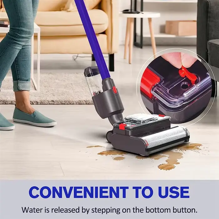 Tête de nettoyage électrique humide et sec pour aspirateur Dyson V15 V8 V7 V10 V11
