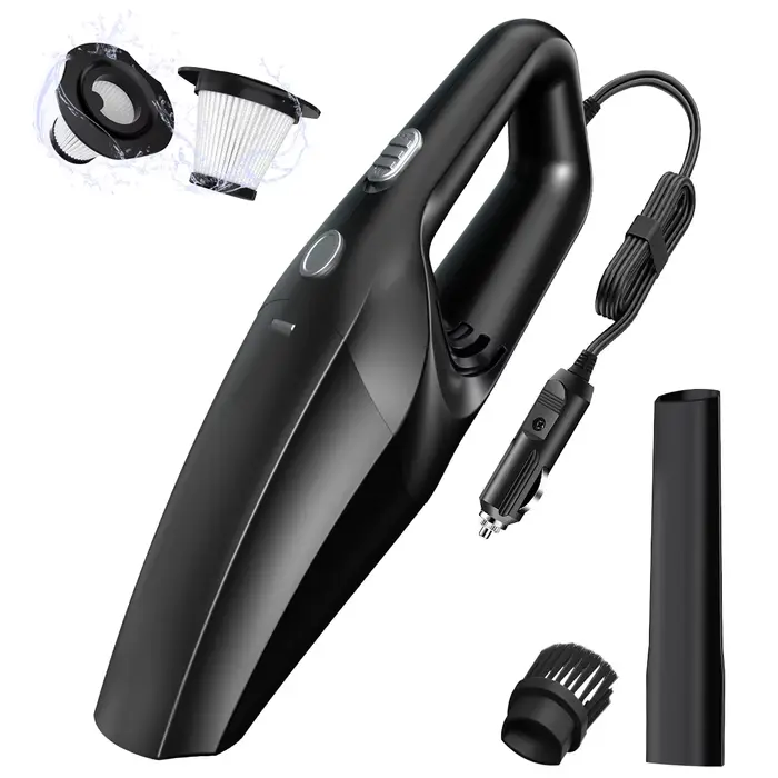 Mini aspirateur de voiture Portable filaire, haute aspiration 12V, petite pompe domestique polyvalen