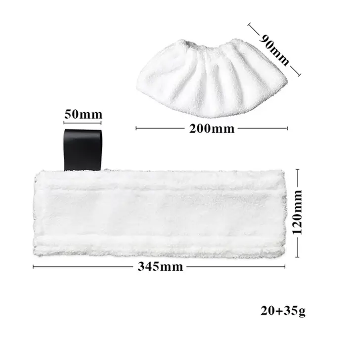 Tampon de nettoyage en tissu pour vadrouille à vapeur
