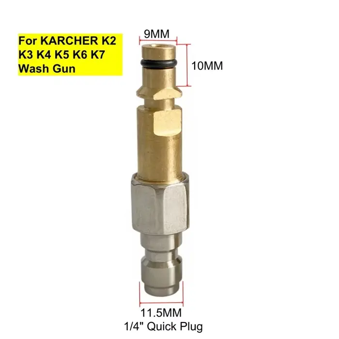 Accessoires pour nettoyeur haute pression, connecteur rapide 1/4, adaptateur anti-emmêlement, pour c