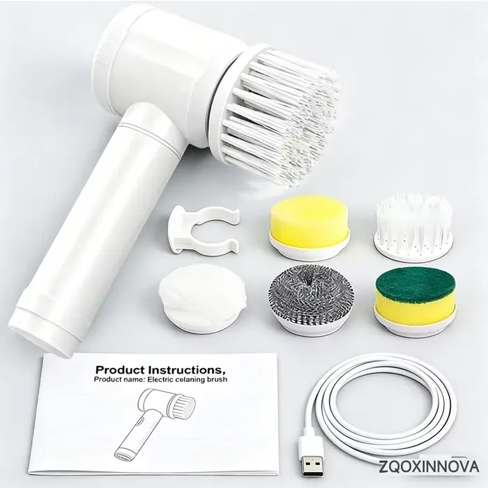 Brosse de nettoyage électrique multifonction sans fil pour la maison, le nettoyage de la cuisine, de