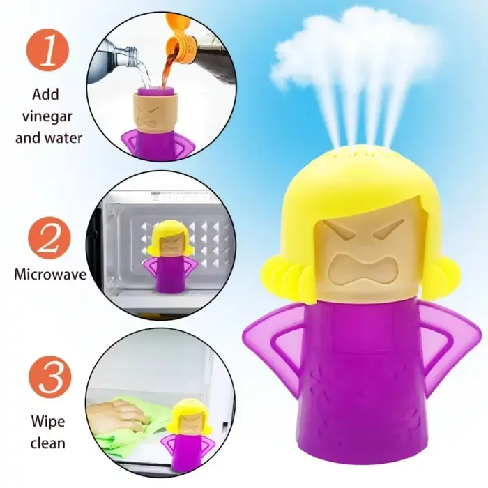 Angry Mama – nettoyeur à vapeur pour four à micro-ondes