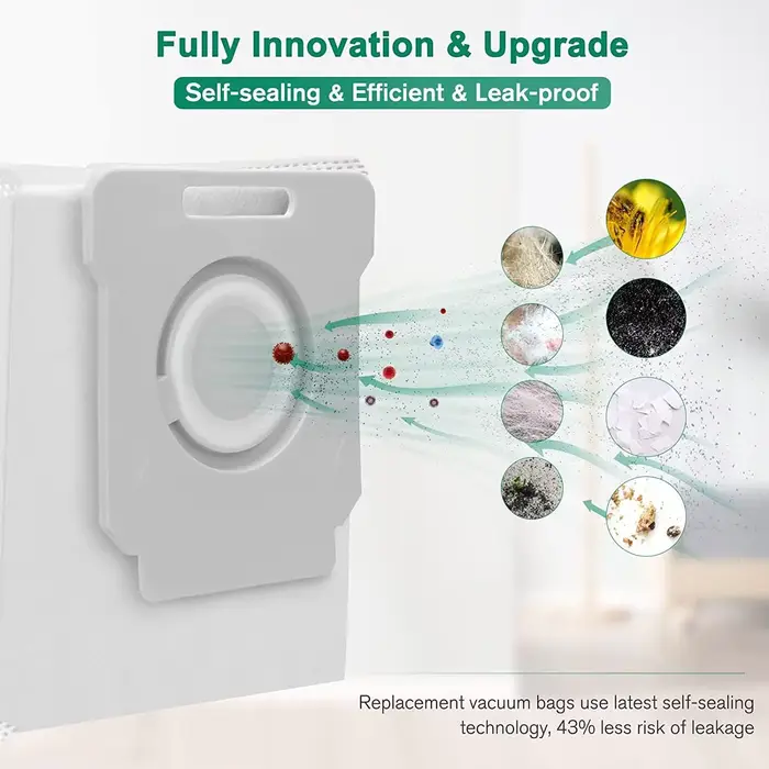 Sacs d'aspirateur compatibles avec iRobot Roomba