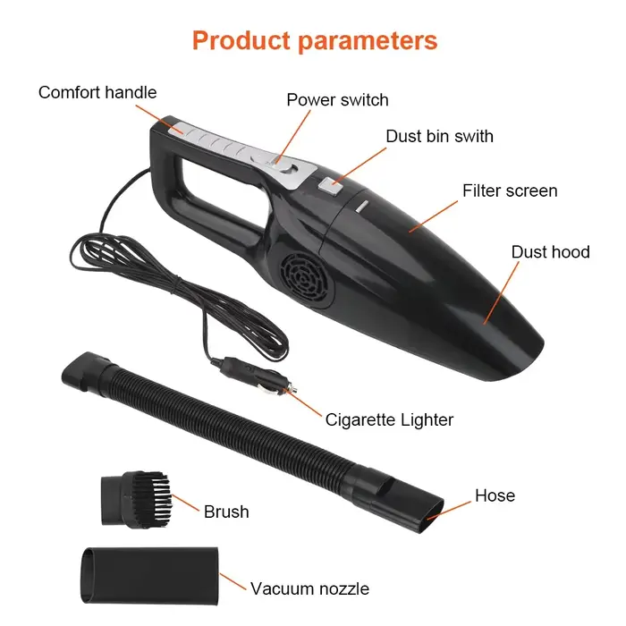 Aspirateur de voiture portable