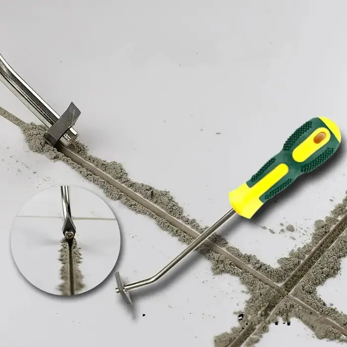Outil manuel professionnel pour le nettoyage des joints de carrelage en céramique, foret en tungstèn