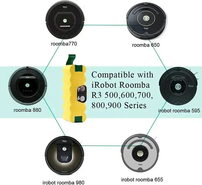 Pour iRobot Roomba batterie