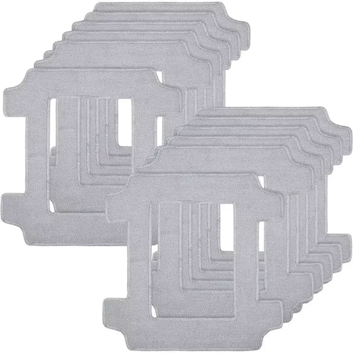 B64B-12 Pack Machine à laver chiffons de nettoyage en microfibre pour Ecovacs Winbot W2S/W2S Omni fenêtre Robot accessoires ling