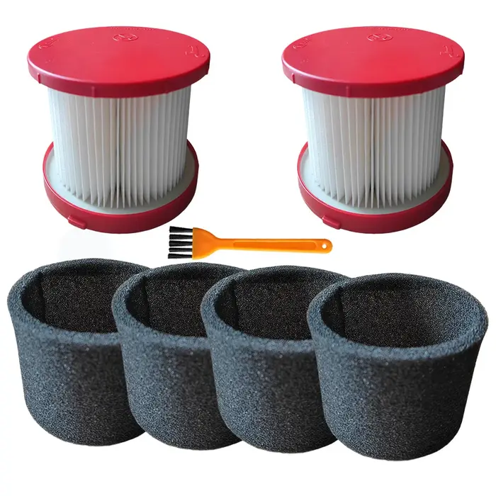 49-90-1900 filtre HEPA mousse manchon filtres remplacements pour Milwaukee sans fil M18 aspirateur 0