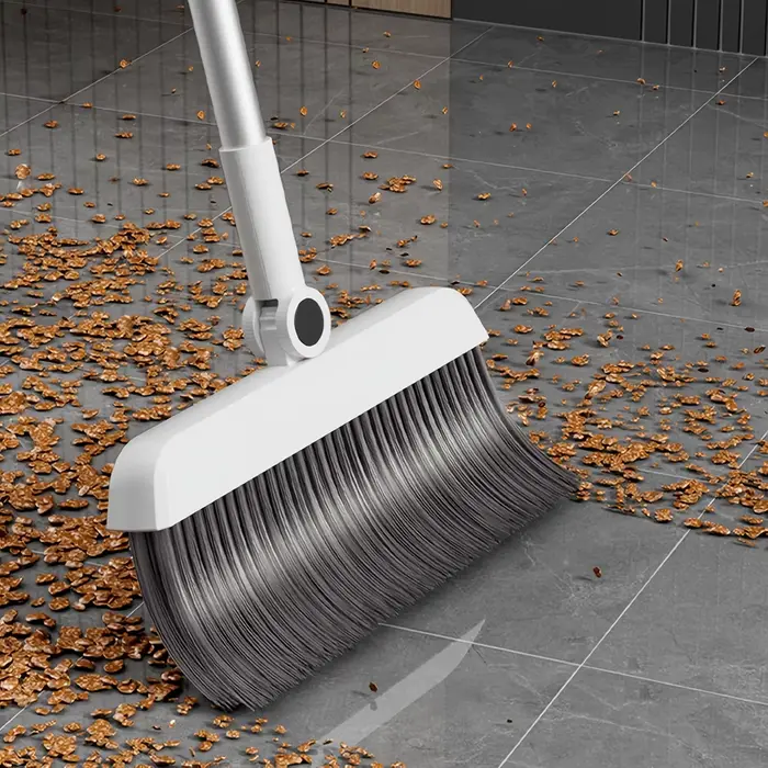 Ensemble balai, pelle et brosse à plancher 3-en-1 pliables
