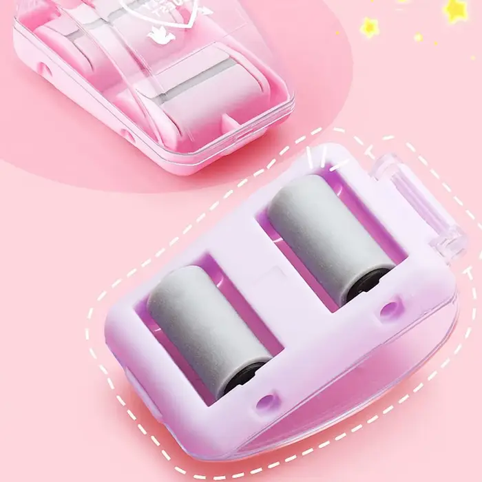 Aspirateur de bureau portable avec gomme mignonne
