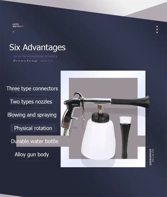 Lave-auto haute pression pistolet de nettoyage à sec dépoussiéreur Automobiles