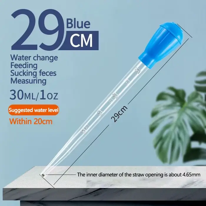 Nettoyeur de Pipettes allongé, outil de nettoyage Simple pour changeur d'eau d'aquarium, siphon d'aq