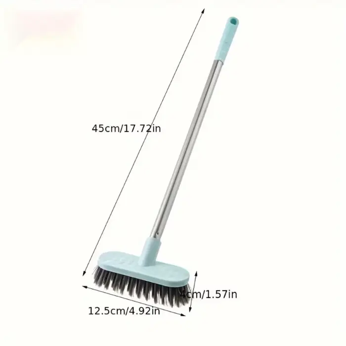 Brosse à récurer le sol avec longue poignée