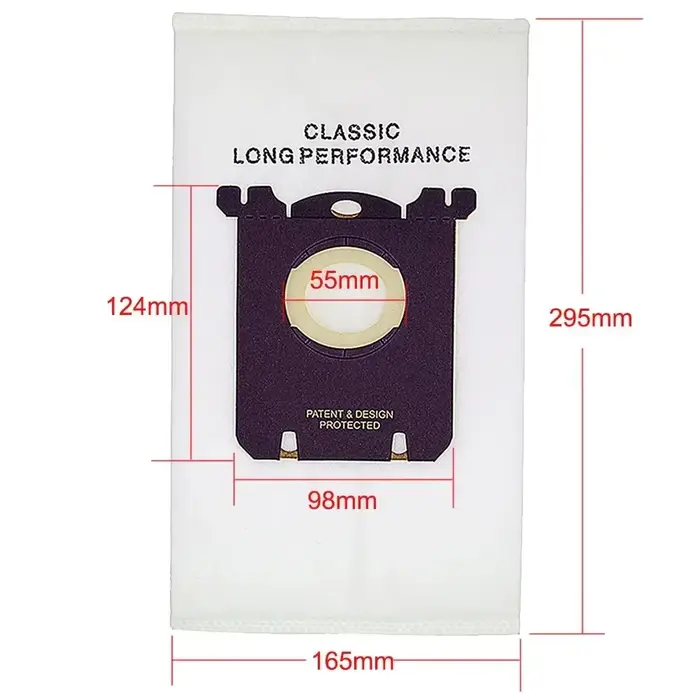 Sac à poussière pour Electrolux E201B Philips FC8021 GR201 AEG pour s-bag FC9049 HR8500 FC9150 remplacer