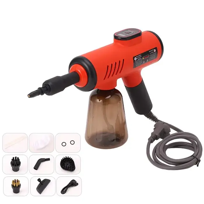 Nettoyeur vapeur multifonctionnel portatif 1200W 3Bar Haute Pression 3 Vitesses pour la maison, la cuisine et les vêtements