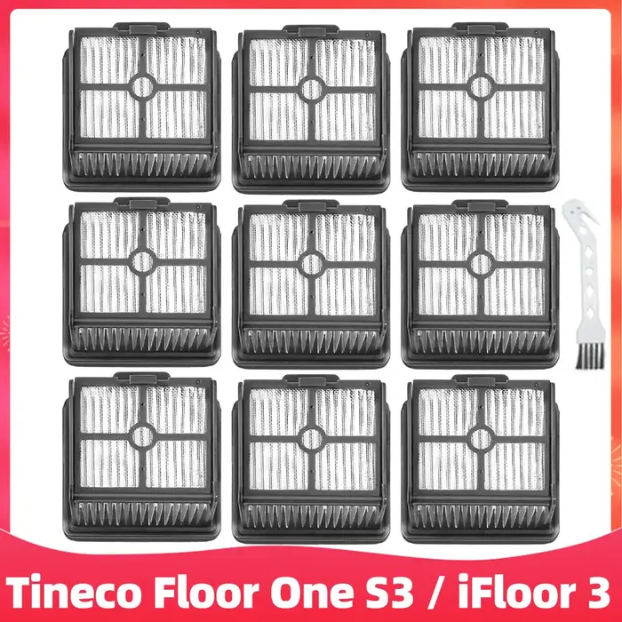 Compatible avec ( Tineco iFloor 3 Breeze Complete, FLOOR ONE S3 Breeze ) Pièces Accessoires Brosse à rouleau Filtre HEPA Kit d'a