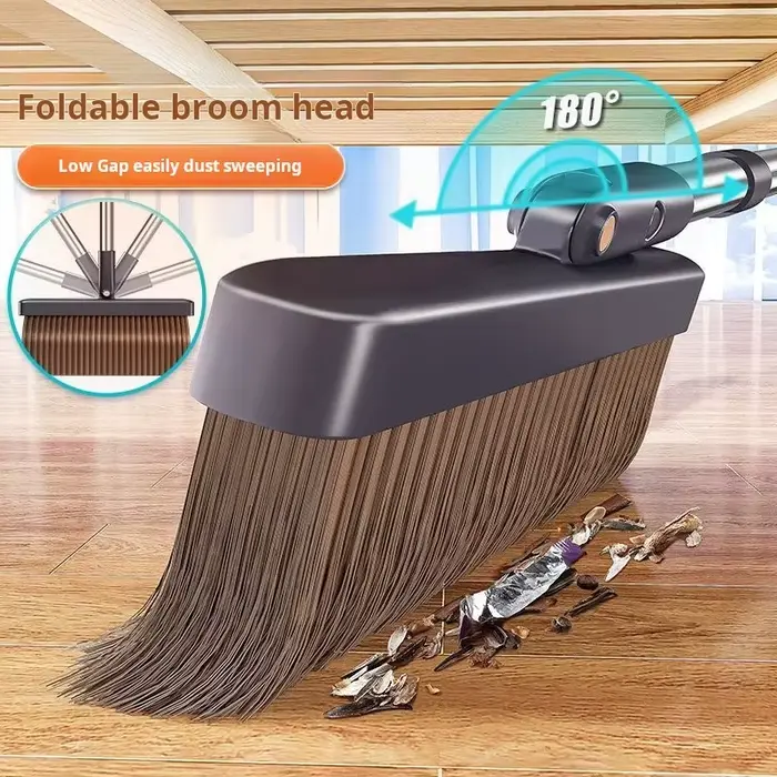 JOYBOS 30cm balai pelle à poussière ensemble 180 rotation balayage brosse de sol pour bureau à domicile salon