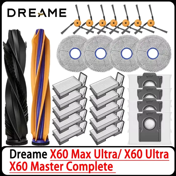 Accessoires complets pour aspirateur Dreame X60 Max Ultra/X60