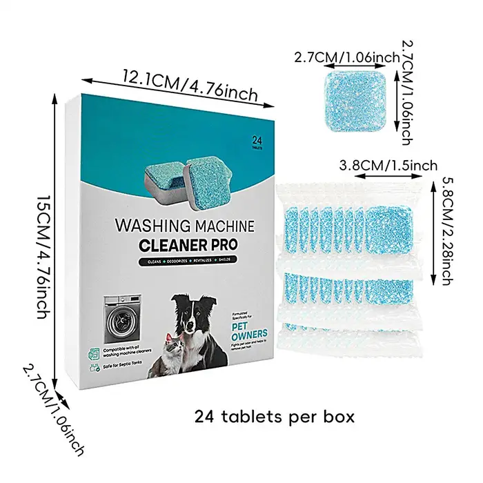 Tablettes nettoyantes pour lave-linge