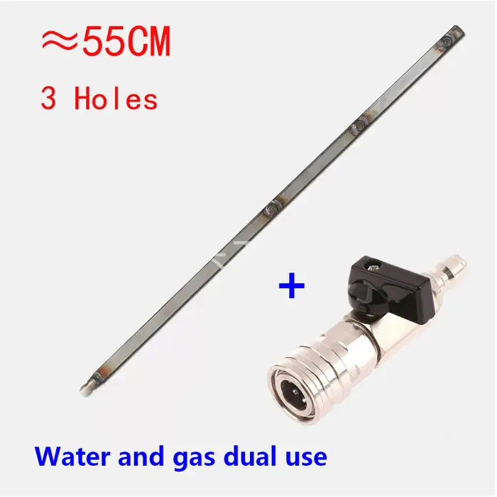 Outil de nettoyage de condensateur de radiateur sans retrait de réservoir d'eau de véhicule robuste eau et vapeur double usage avec 1/4 pour grands camions