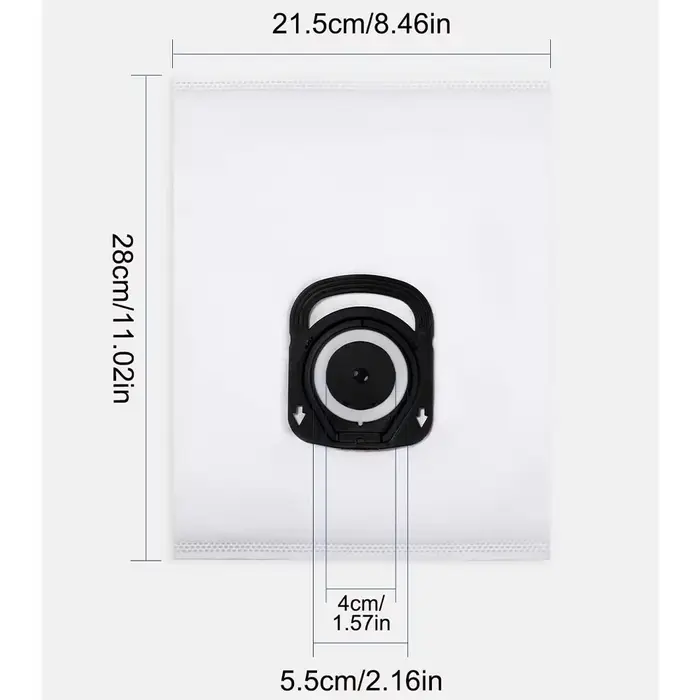 Sac à poussière compatible avec Rowenta Tefal X-Plorer 75S+/70+/240+/140+ RG9197WH RR8497WH ZR200520 ZR200540 Silence Force 4A