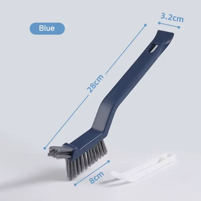 Brosse de nettoyage polyvalente pour carrelage de salle de bains, fente de sol, rainure de fenêtre,