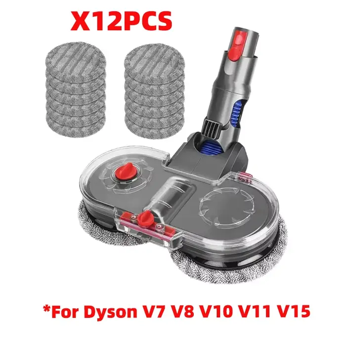 Fixation de vadrouille électrique pour aspirateur Dyson V7 V8 V10 V11 V12 V15, avec réservoir d'eau
