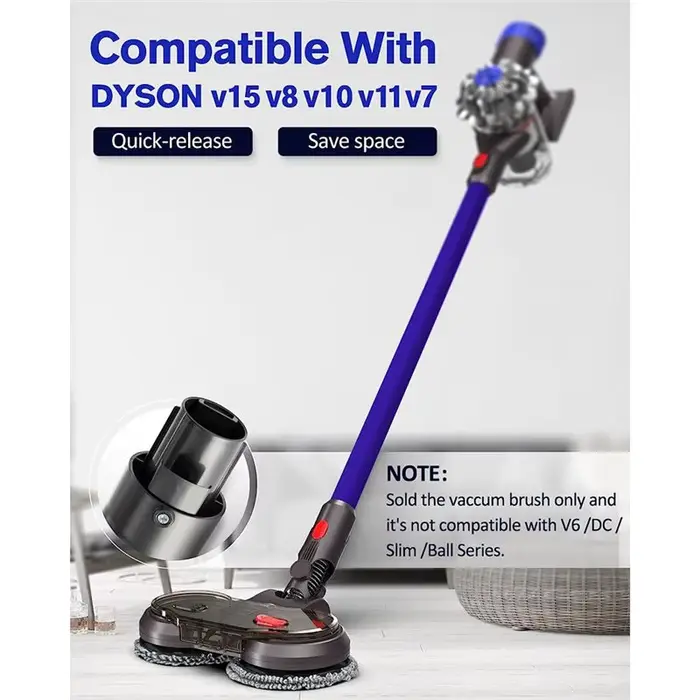 Tête de nettoyage sèche et humide précise pour aspirateur Dyson V15 V8 V7 V10 V11