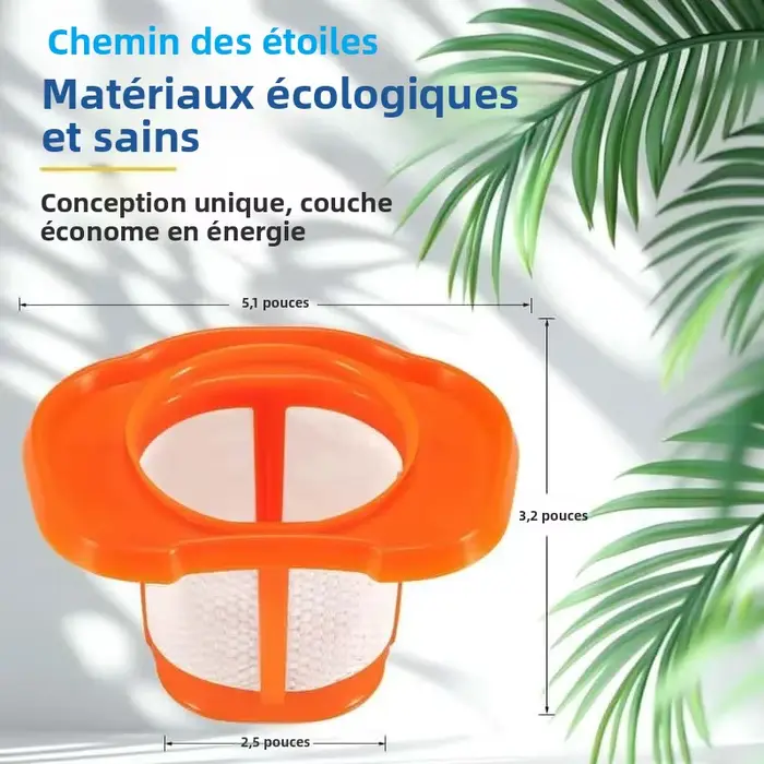 Lot de 6 filtres pour aspirateur à main HHVKF10