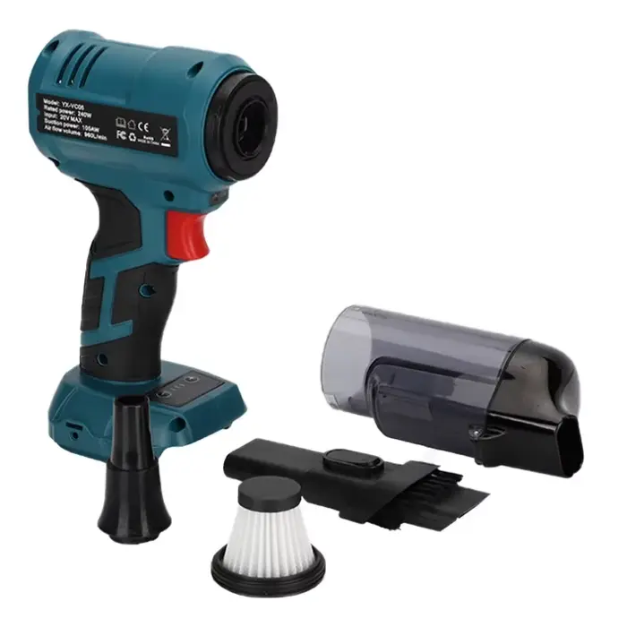 Aspirateur sans fil 240 W adapté à la batterie Dewalt/Makita/Milwaukee/Bosch/Ryobi 18 V
