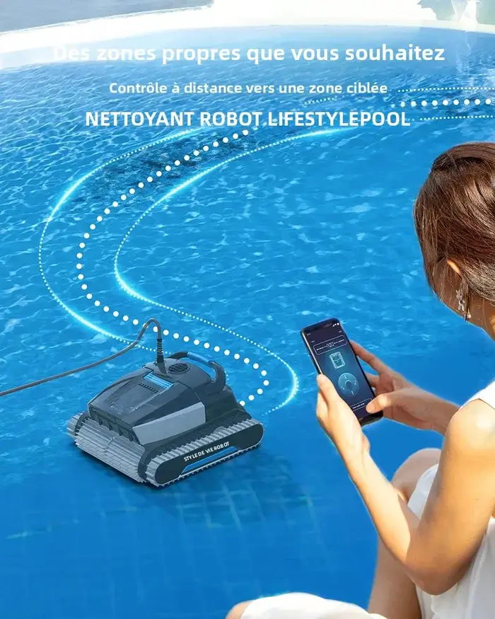 Robot nettoyeur de piscine électrique 30m