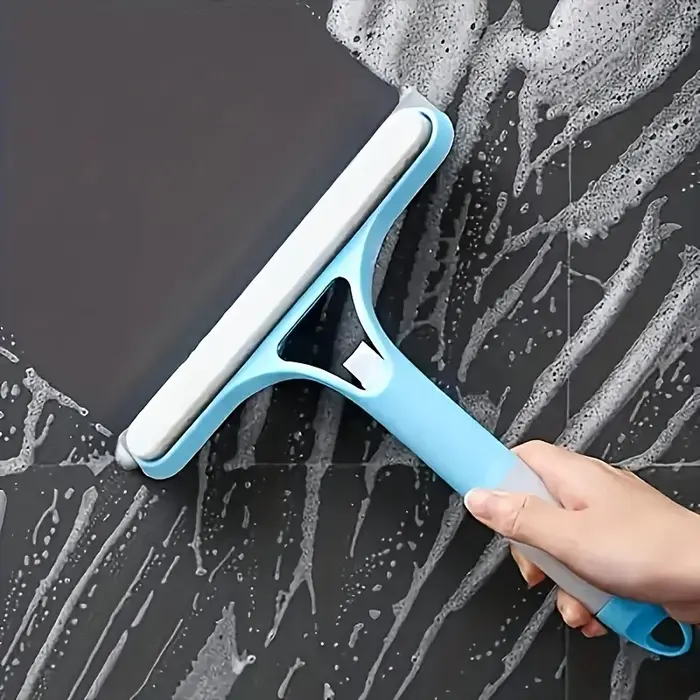 [Nettoyeur de vitres 3-en-1] 1 pièce Nettoyeur de vitres multifonctionnel 3-en-1 avec fonction de pulvérisation | Nettoyeur de vitres, carreaux et pare-brise de voiture portable