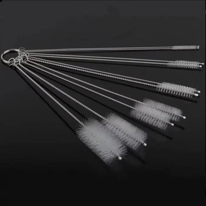 Brosses de nettoyage de bouteilles, 10 pièces, brosse de nettoyage multifonctionnelle en paille réut