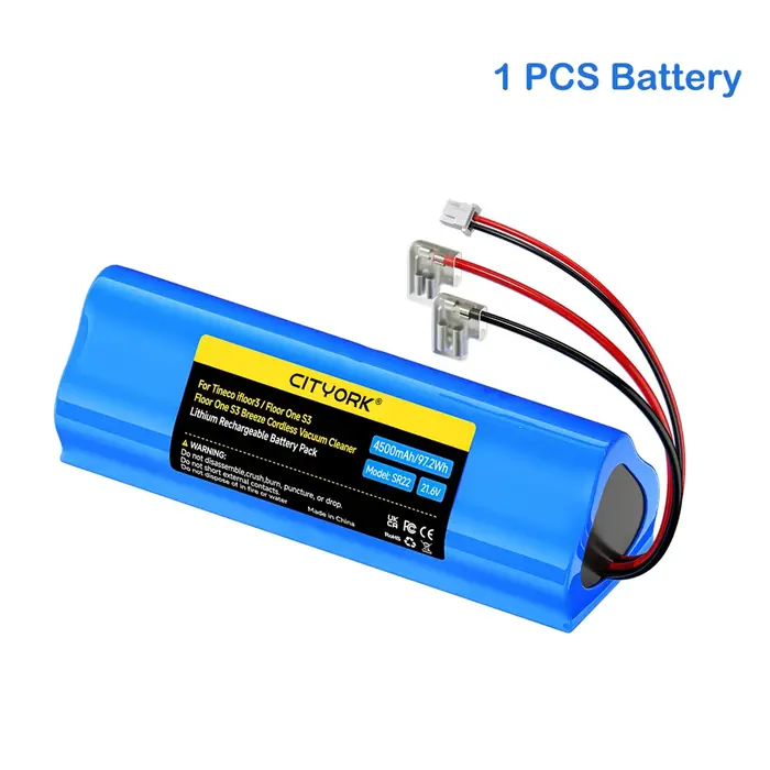 Batterie de rechange pour Tineco FLOOR ONE S3 Tineco iFloor 3 Breeze S3 Batterie d'aspirateur FW25M-01 FW25W-01 HF10E-01 S3-01
