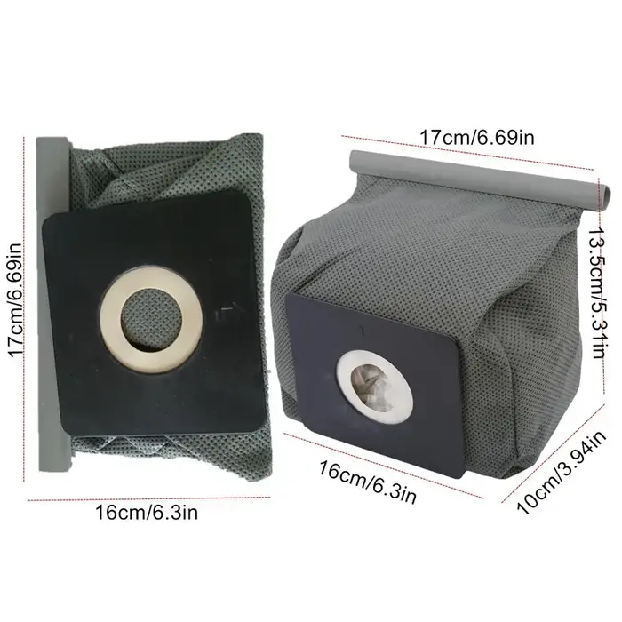 1/2/3 pièces plus récent sac en tissu d'aspirateur universel sac