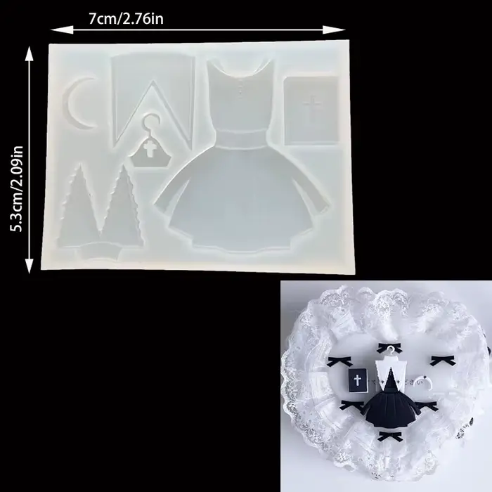 Accessoire de femme de chambre en forme de plis faits et habnommée
