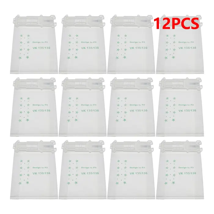 Sacs à poussière, bloc anti-parfum et filtre HEPA pour aspirateur Vorwerk Kobold VK135 VK136 FP135 FP136