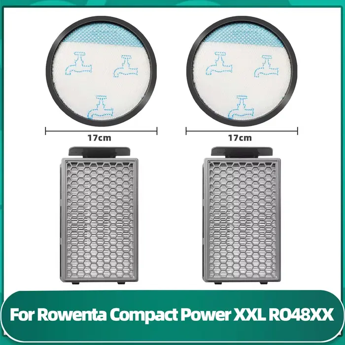 Filtre Hepa adapté pour Rowenta Compact Power XXL RO4811EA / RO4823EA / RO4825EA / RO4826EA / RO4853