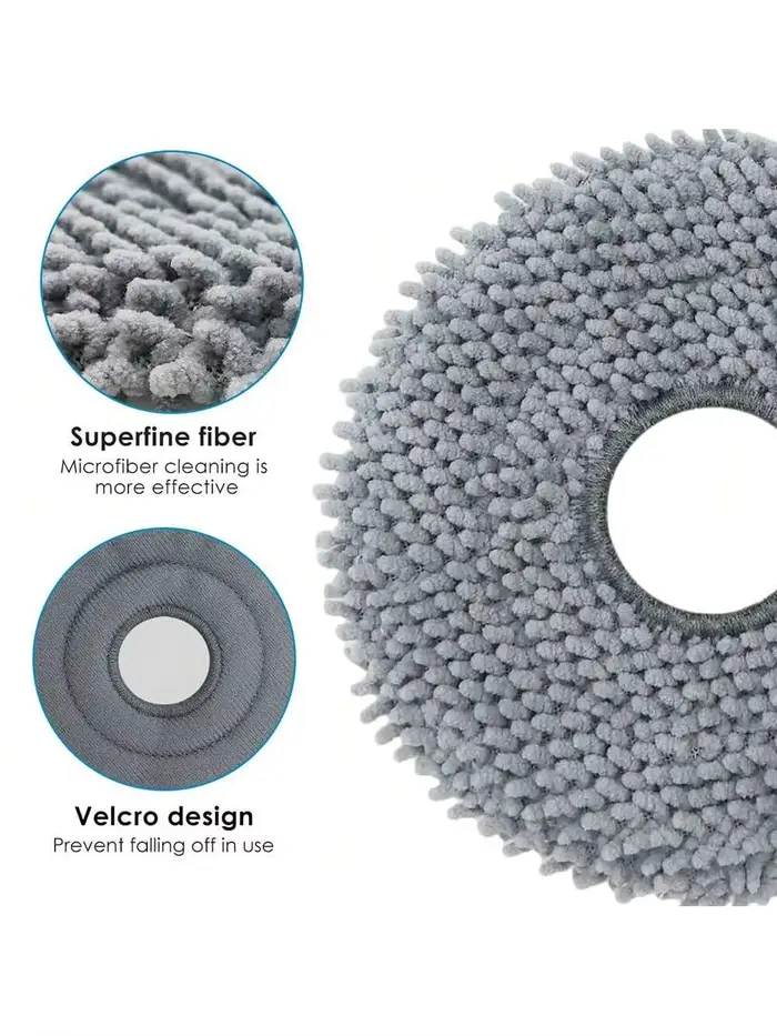 Lingettes vadrouille pour aspirateur Robot Roborock Saros 10R / Q Revo / Qrevo MaxV