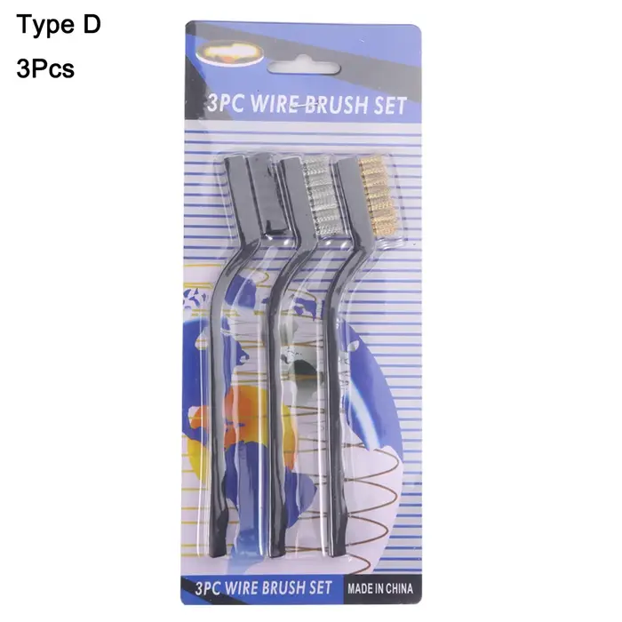 Brosse en fil de laiton et nylon en acier inoxydable