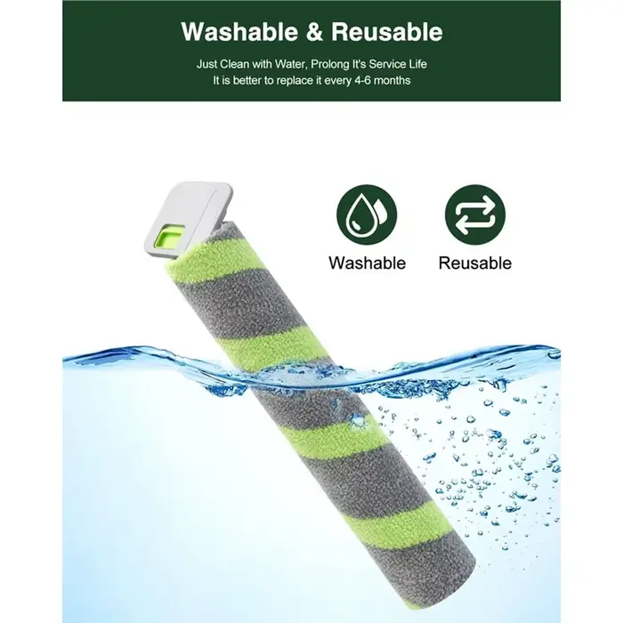 Rouleau de serpillière en microfibre lavable A55X