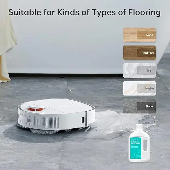 Solution de nettoyage des sols DREAME compatible avec les robots aspirateurs des séries Matrix / Aqua10 / X / L