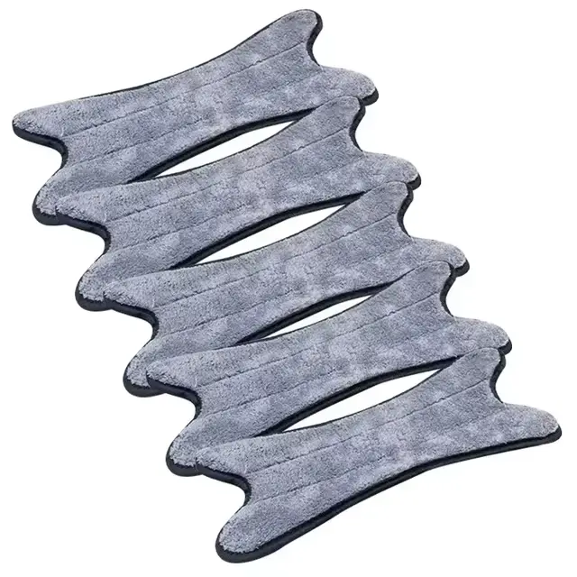 Tissu remplaçable vadrouille de sol en microfibre en forme de x vadrouille rotative et tordante à 36