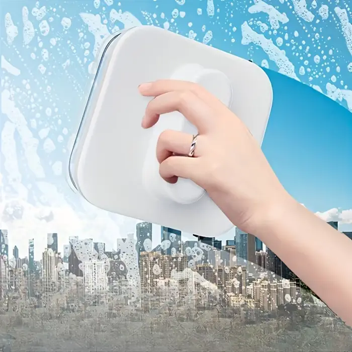 Nettoyeur de vitres magnétique Double face doux pour les bâtiments domestiques pour essuyer l'eau et nettoyer